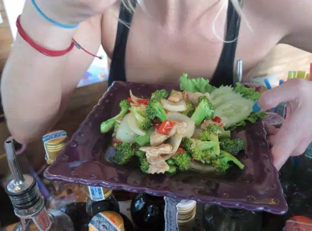 The heat beat me in Thailand but the food was usually healthy - Credit: Lara Lain