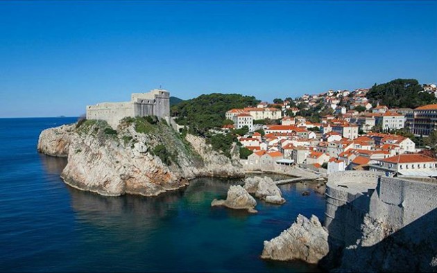 View of Dubrovnik from the Adriatic