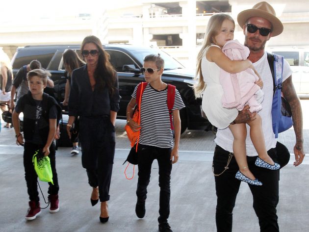 The Beckhams appear to be a very close family