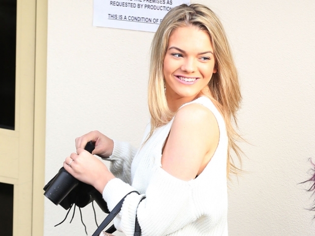 Louisa Johnson is known for having blonde locks