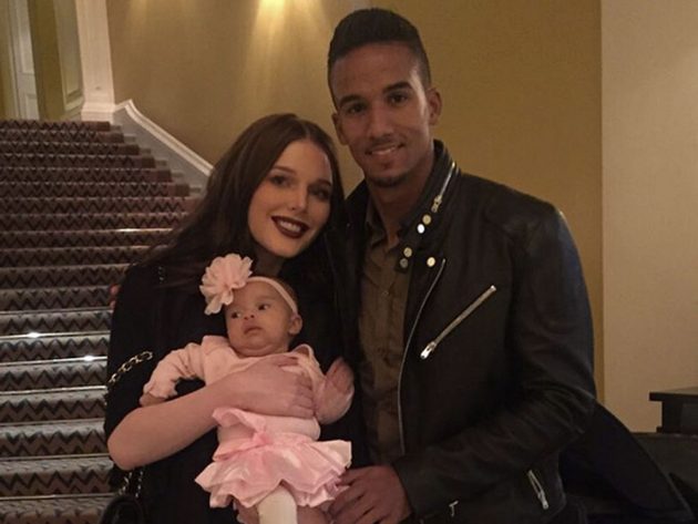 Helen Flanagan and Scott Sinclair are very proud parents