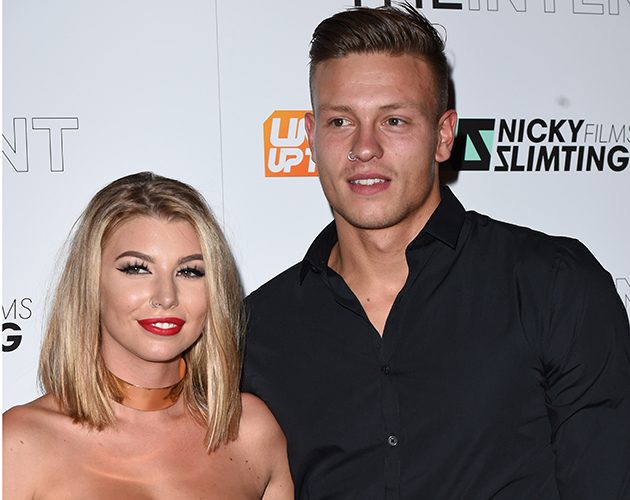 Olivia Buckland added a gold choker to her look