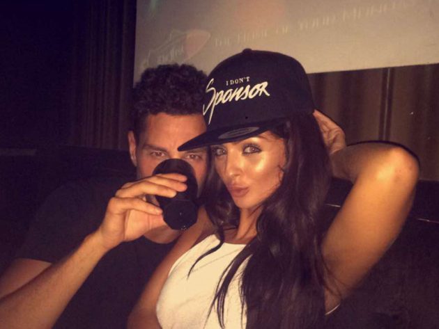 Kady and Scott headed out in Cardiff last night