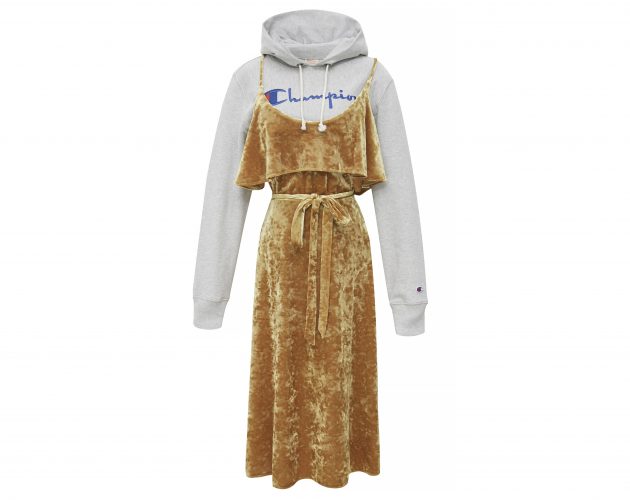 Urban Outfitters dress and hoody combo