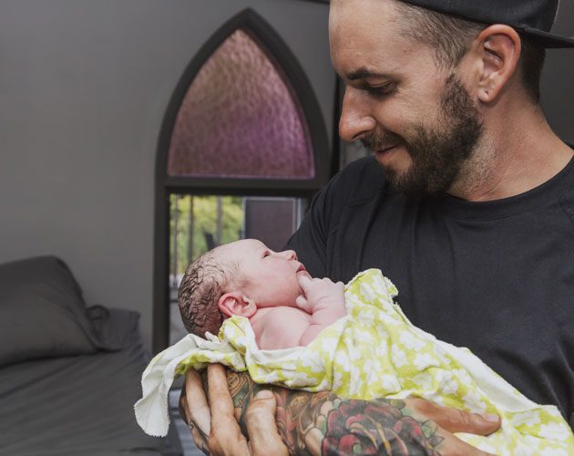 The most popular reason for women not having the father as their birthing partner was not being 'on good terms'