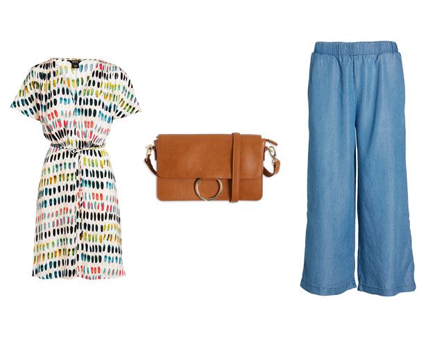 Dress: £29.99, Bag: £19.99, Culottes: £24.99