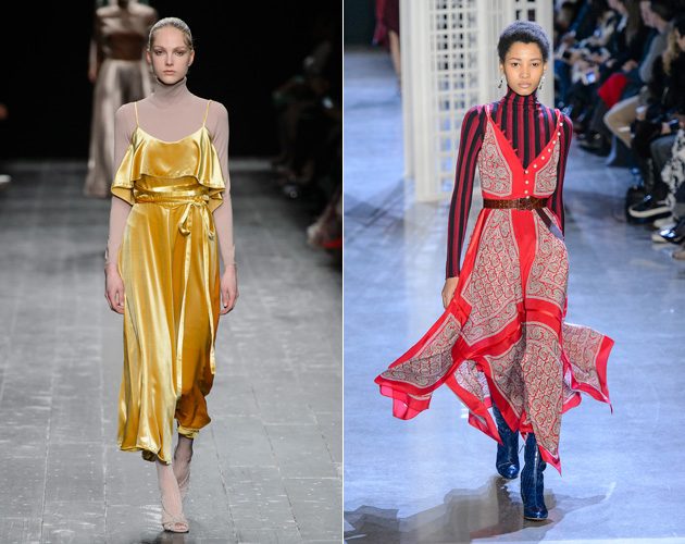 Layer a polo neck knit under your summer frock for a new season spin