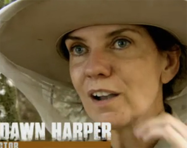 Dawn Harper was criticised for letting the camp members drink the salty water...