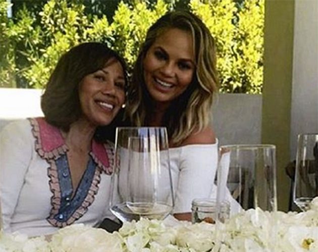 Chrissy Teigen and her mum