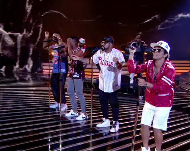 Bruno Mars performed new single 24K Magic...