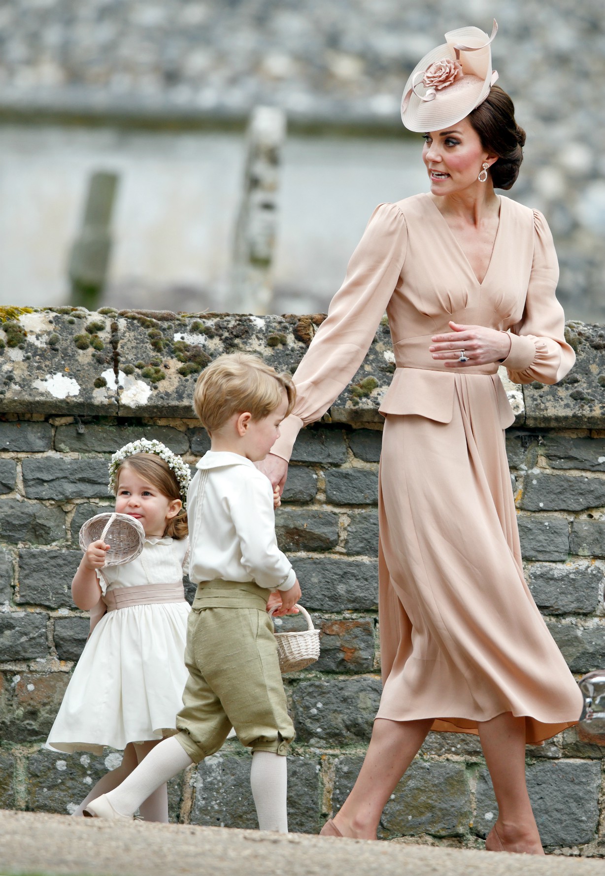 Princess Charlotte Prince George bridesmaid pageboy