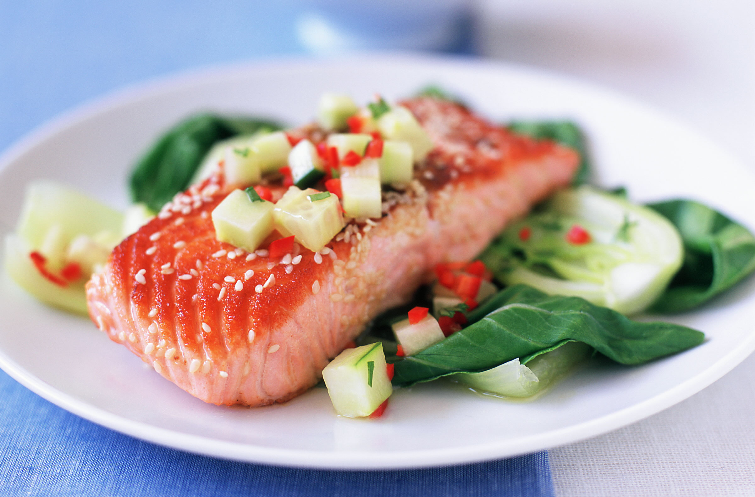 Sesame Salmon Main Course Recipes GoodtoKnow