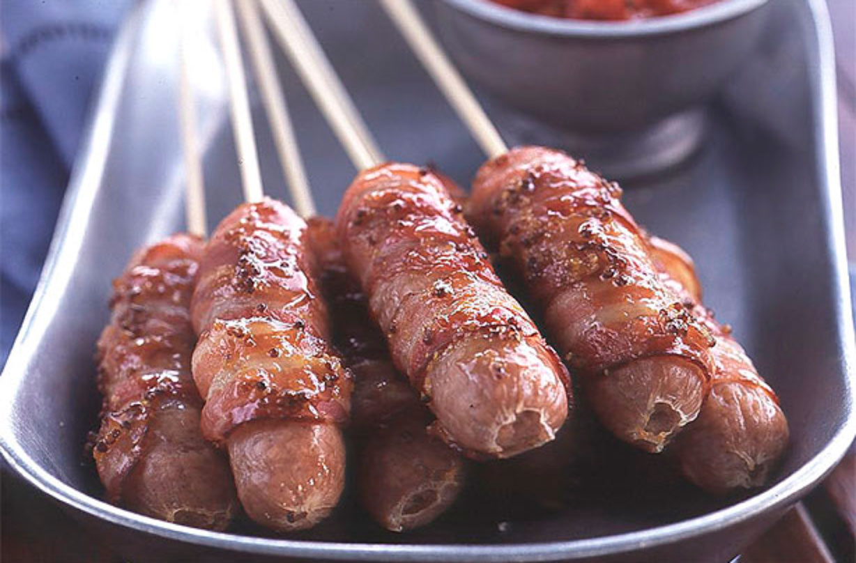 Sausage And Bacon Broomsticks Recipes GoodtoKnow