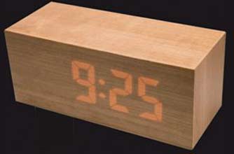 Wooden LED clock_Next
