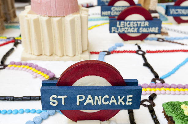 Tube map cake, St Pancake