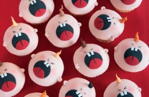 New baby cupcakes