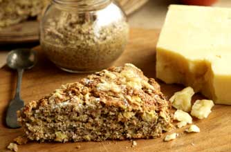 Apple and cheese scone loaf