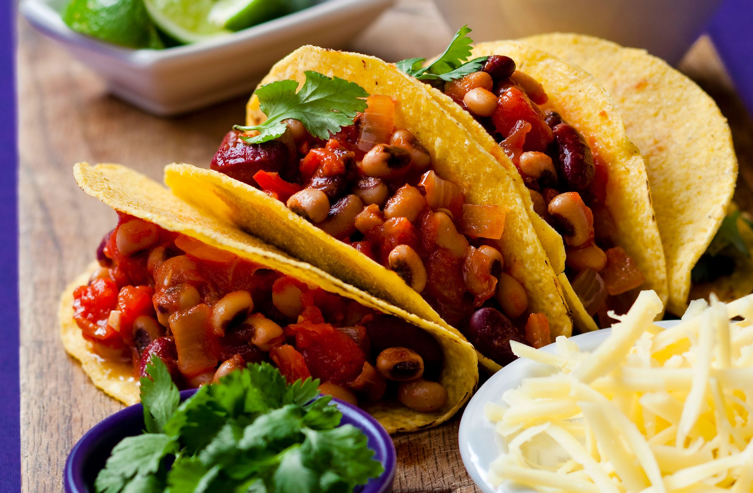 Chilli Bean Tacos Mexican Recipes GoodtoKnow