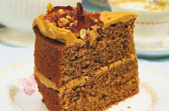 Woman's Weekly coffee and walnut cake recipe