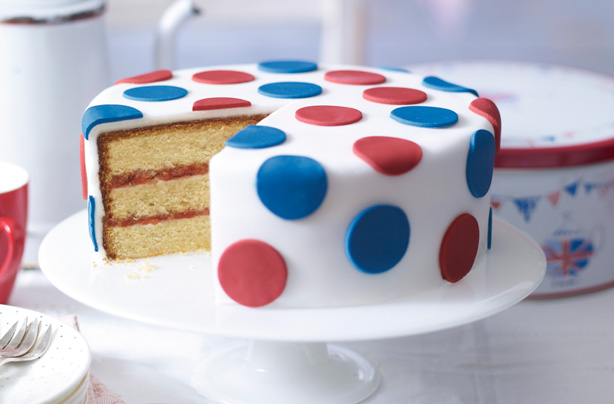 Polka dot Jubilee cake