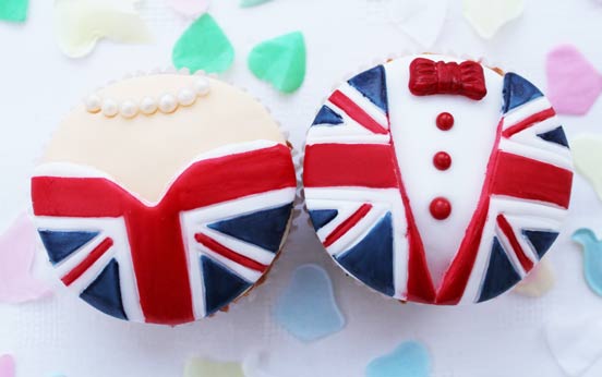 Royal Wedding bride and groom cupcakes recipe