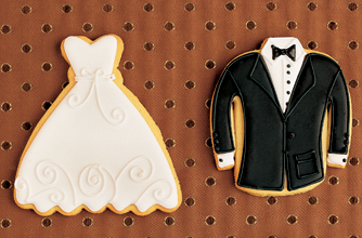 Bride and groom cookies recipes