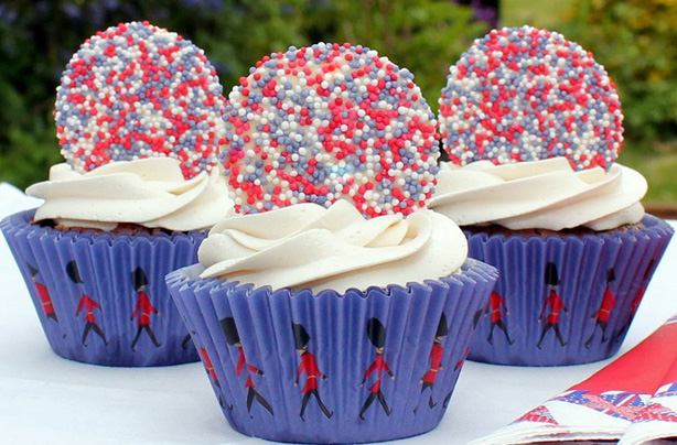 Jubilee jazzie cupcakes