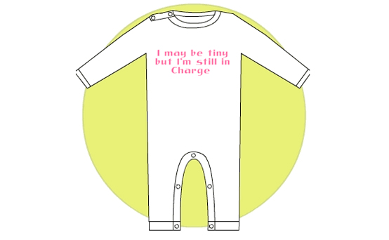 tiny but in charge, baby clothes