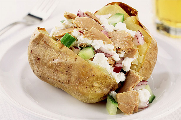 Tuna and onion jackets