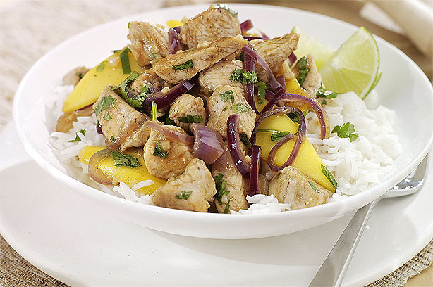 Quick Fry Mango Turkey