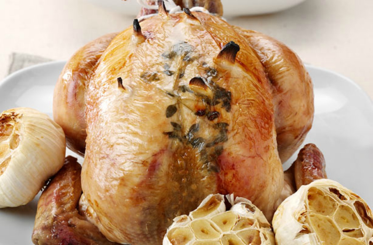 Garlic Roast Chicken Main Course Recipes GoodtoKnow