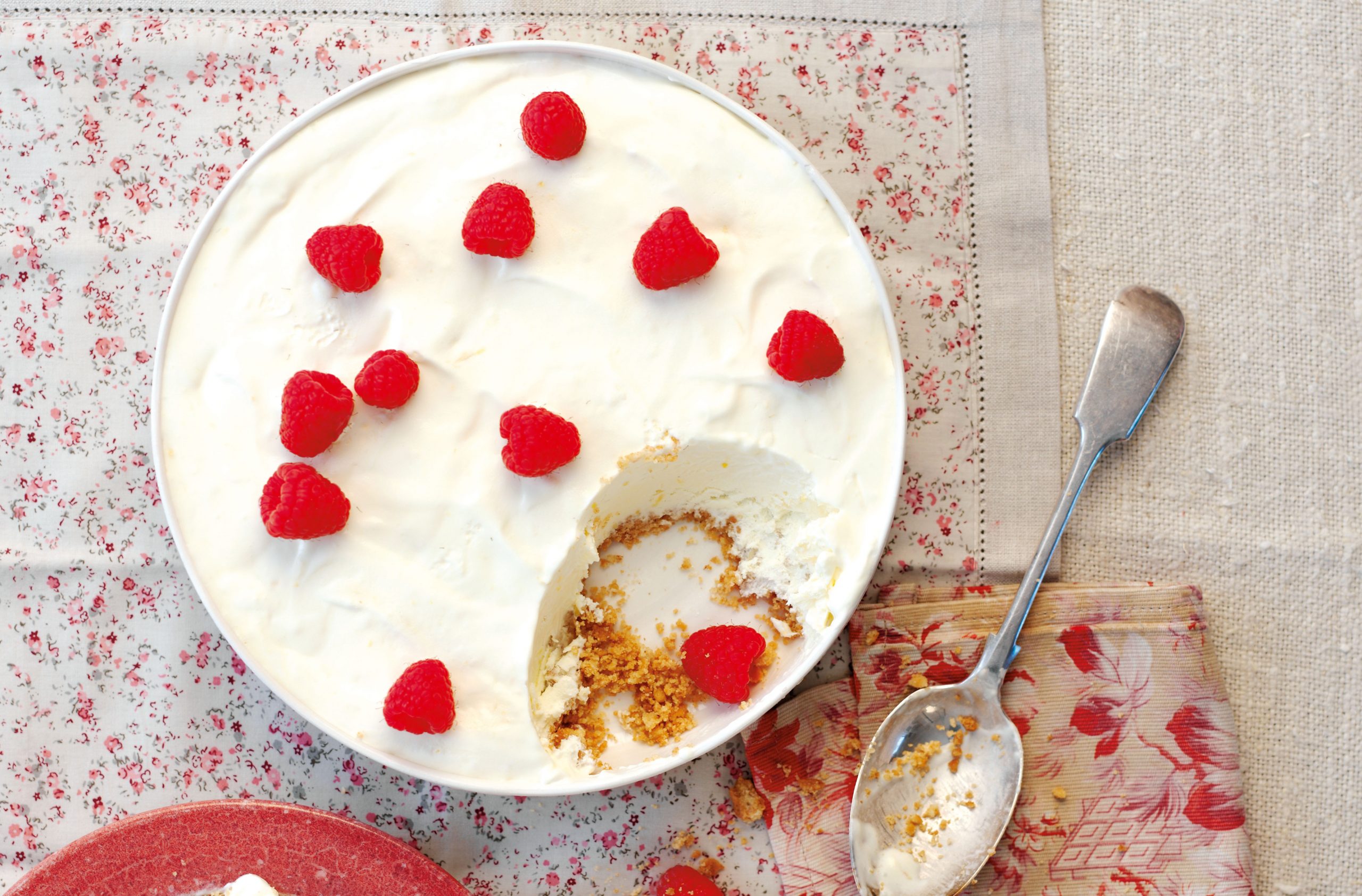 Lemon ice cream cake