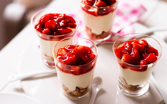 strawberry, cheesecake,