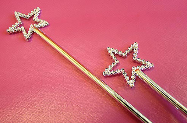 Princess wands - jubilee party bag ideas