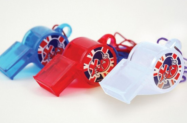 Whistles - jubilee party bag ideas