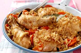 Woman's Weekly chicken and rice hotpot