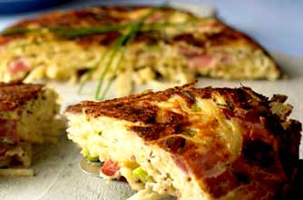 Woman's Weekly pasta frittata