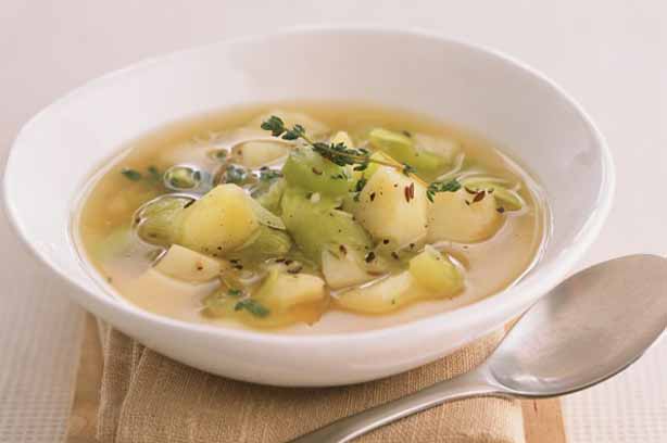 Leek and potato soup
