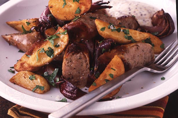 Sausage and potato bake