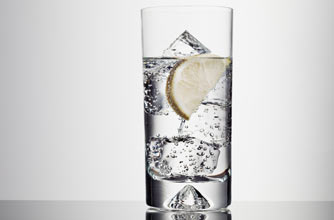 Ways to cool down - glass of water