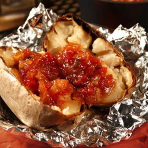 Tomato and chilli jacket potatoes-image