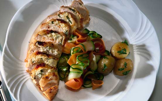 Mary Berry's stuffed chicken