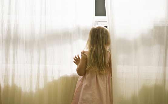 Close the curtains