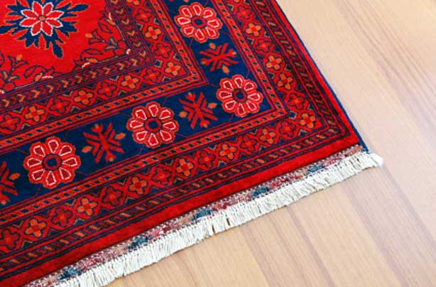 Put a rug on bare floors