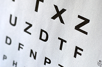An eye chart