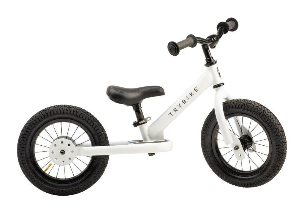 A white bike by Trybike