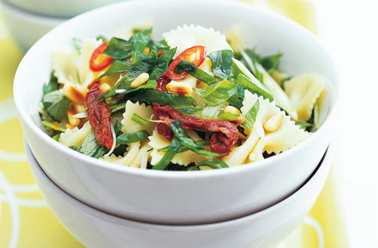 Pasta Salad With Garlic And Chilli Dressing Dinner Recipes GoodtoKnow