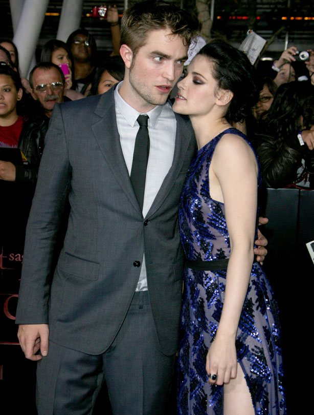 Robert Pattinson and Kristen Stewart