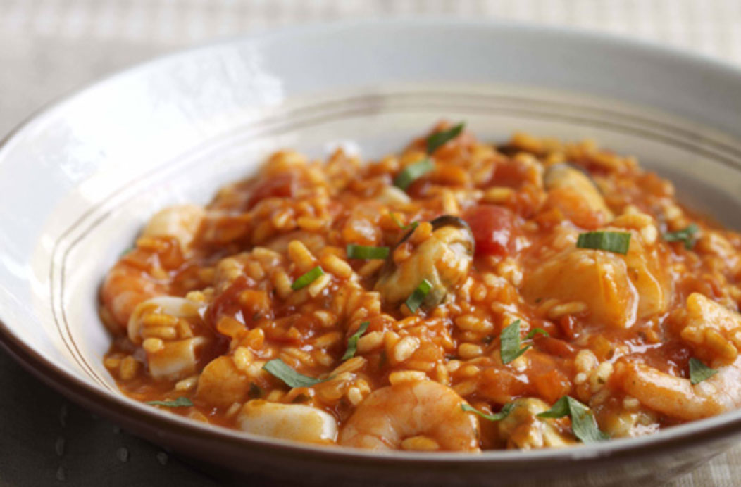 Tomato Seafood Risotto Dinner Recipes GoodtoKnow