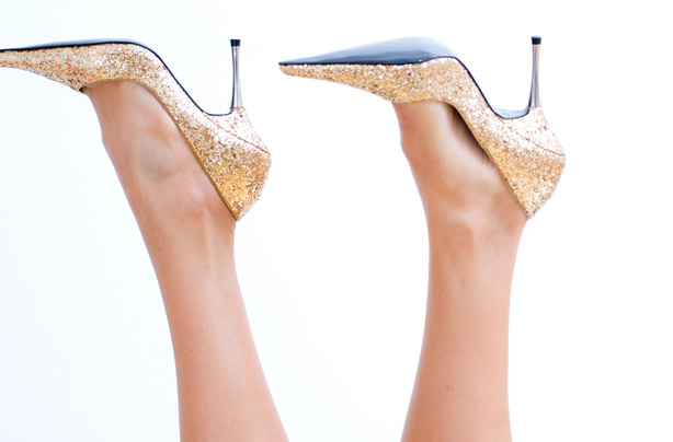 Wear nothing but heels in bed